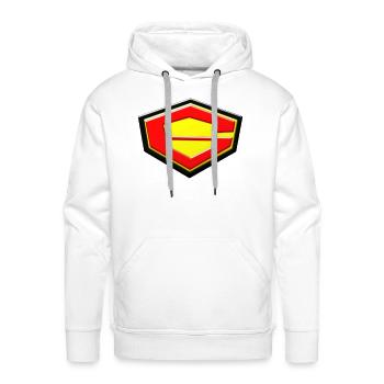 G Force - Men's Premium Hoodie - white - Front - Liam (192cm)