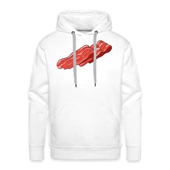 lard - Molleton à capuche Premium pour homme - blanc - Devant - Liam (192cm)