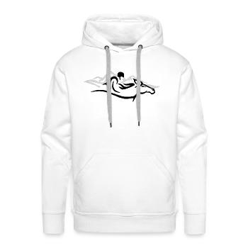 Mount Gorge Equestrian Centre (Merchandise) - Men's Premium Hoodie - white - Front - Liam (192cm)