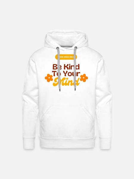 Motivation | Self Motivation Quotes - Men's Premium Hoodie - white