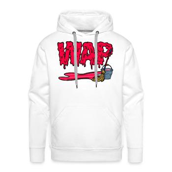 Wap Wet Ass Pussy - Men's Premium Hoodie - white - Front - Liam (192cm)