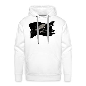 An Old Dragon Flag_It was brilliant in the past - Men's Premium Hoodie - white - Front - Liam (192cm)