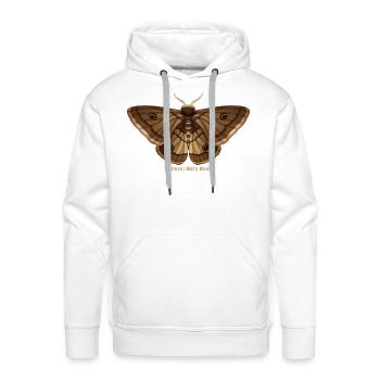 National Moth Week - Men's Premium Hoodie - white - Front - Liam (192cm)