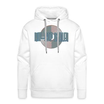 Hip-Hop Dealer - Men's Premium Hoodie - white - Front - Liam (192cm)