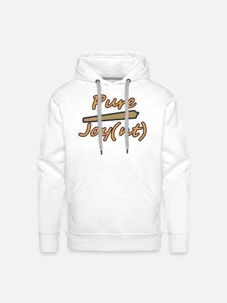 Pure Joy(nt) - Men's Premium Hoodie - white