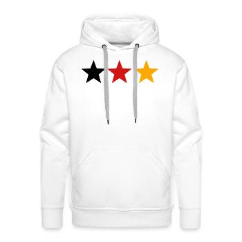 Germany - Men's Premium Hoodie - white - Front - Liam (192cm)