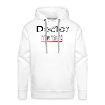 doctor in the making - Men's Premium Hoodie - white - Front - Liam (192cm)