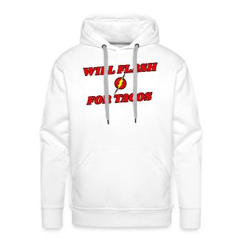 Will Flash For Tacos - Men's Premium Hoodie - white - Front - Liam (192cm)