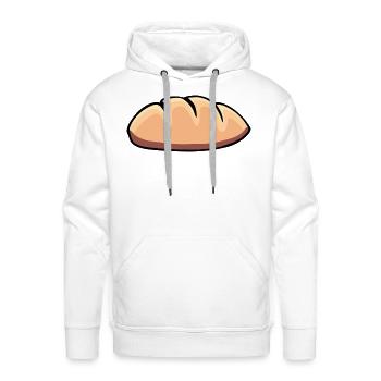 food loaf of bread - Men's Premium Hoodie - white - Front - Liam (192cm)