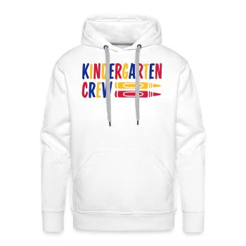 Wax crayon kindergarten crew - Men's Premium Hoodie - white - Front - Liam (192cm)