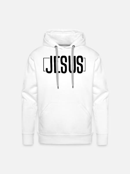 Jesus - Men's Premium Hoodie - white