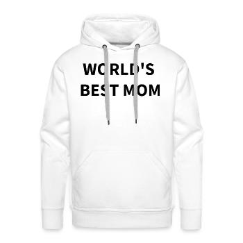 World s Best Mom - Men's Premium Hoodie - white - Front - Liam (192cm)