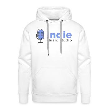 Indie Music Studio - Men's Premium Hoodie - white - Front - Liam (192cm)