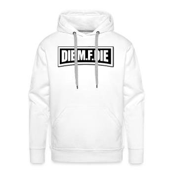 Die M.F. Die - Men's Premium Hoodie - white - Front - Liam (192cm)