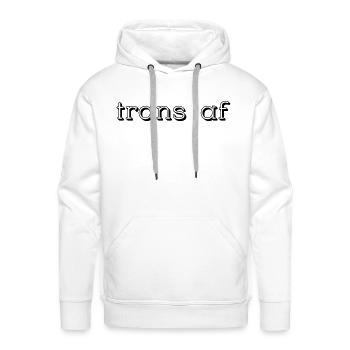 trans af - Men's Premium Hoodie - white - Front - Liam (192cm)