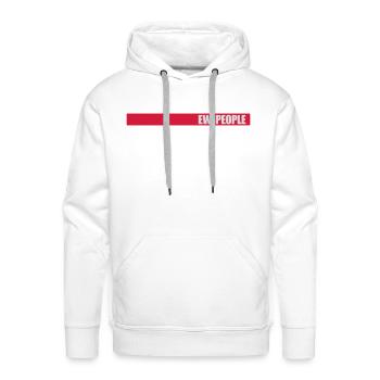 ew people funny quote - Men's Premium Hoodie - white - Front - Liam (192cm)