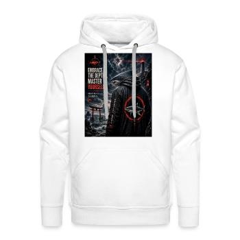 Embrace The Depths - Men's Premium Hoodie - white - Front - Liam (192cm)