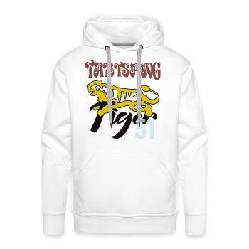 Taktsang Number 51 - Men's Premium Hoodie - white - Front - Liam (192cm)