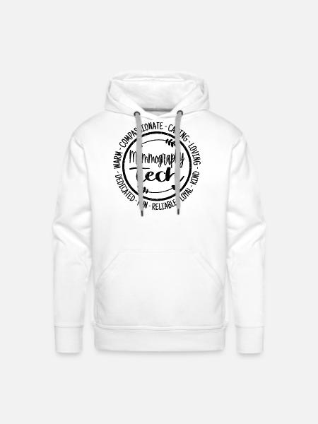 Mammography Tech - Men's Premium Hoodie - white