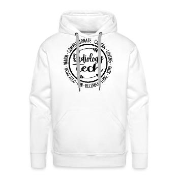 Radiology Tech - Men's Premium Hoodie - white - Front - Liam (192cm)