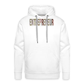 Entrepreneur - Men's Premium Hoodie - white - Front - Liam (192cm)