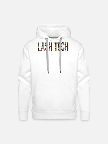 Lash Tech - Men's Premium Hoodie - white