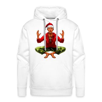 Yogi Christmas - Men's Premium Hoodie - white - Front - Liam (192cm)