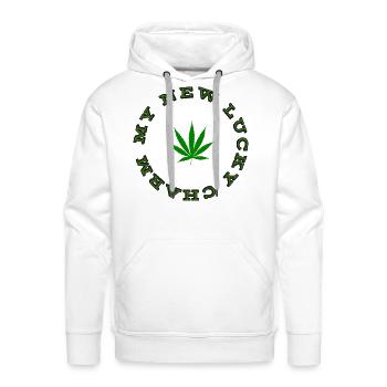 Lucky charm - Men's Premium Hoodie - white - Front - Liam (192cm)