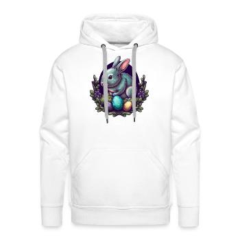 Easter Bunny - Men's Premium Hoodie - white - Front - Liam (192cm)