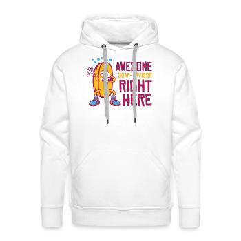 Soap Making Saponification Soaping Soap Maker - Men's Premium Hoodie - white - Front - Liam (192cm)