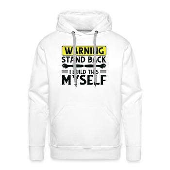 Car Mechanic Auto Engine Repair - Men's Premium Hoodie - white - Front - Liam (192cm)