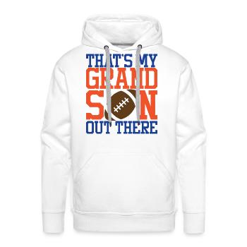 That s My Grandson Out There - Men's Premium Hoodie - white - Front - Liam (192cm)