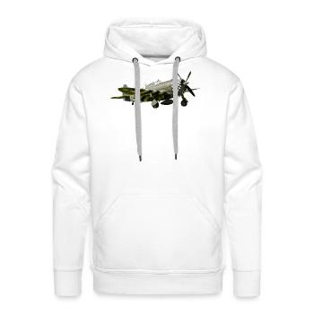P-47 Thunderbolt - Men's Premium Hoodie - white - Front - Liam (192cm)