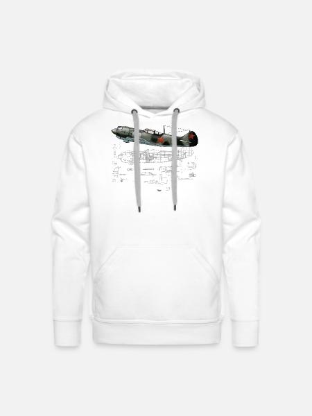 La-5 - Men's Premium Hoodie - white