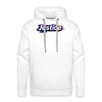 Alex Pretty Justice - Molleton à capuche Premium pour homme - blanc - Devant - Liam (192cm)