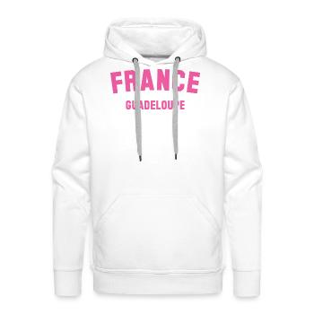 Guadeloupe France Caribbean - Men's Premium Hoodie - white - Front - Liam (192cm)