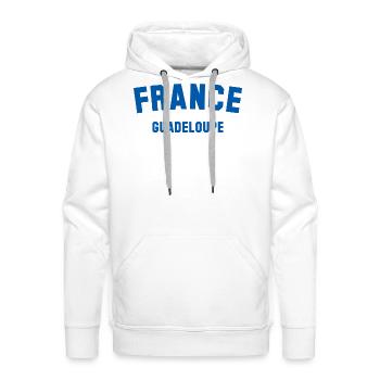 Guadeloupe France Caribbean - Men's Premium Hoodie - white - Front - Liam (192cm)