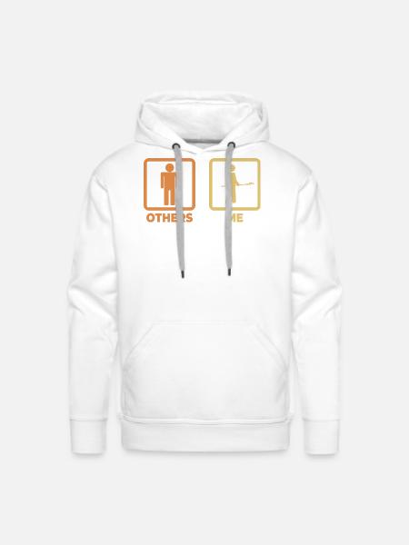 Me as a Baker - Men's Premium Hoodie - white