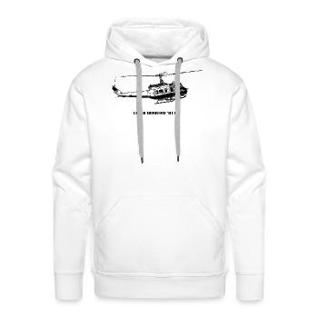 Please upload design image - Men's Premium Hoodie - white - Front - Liam (192cm)