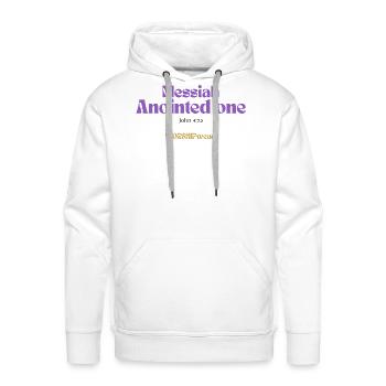 Messiah_20260613_170053_0000 - Men's Premium Hoodie - white - Front - Liam (192cm)