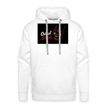 Out of Signal - Horror Router Tech Art Print - Men's Premium Hoodie - white - Front - Liam (192cm)