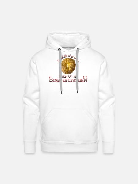 Schmear-Campaign - Men's Premium Hoodie - white