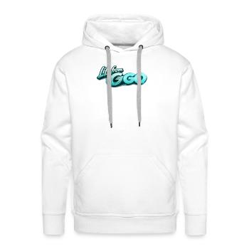 Life from GO - Men's Premium Hoodie - white - Front - Liam (192cm)