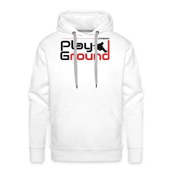 Urban Playground - Parkour & Freerunning - Men's Premium Hoodie - white - Front - Liam (192cm)