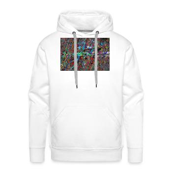 schwijngdingj - Men's Premium Hoodie - white - Front - Liam (192cm)