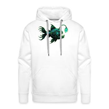 Ocean Depths Art - Men's Premium Hoodie - white - Front - Liam (192cm)