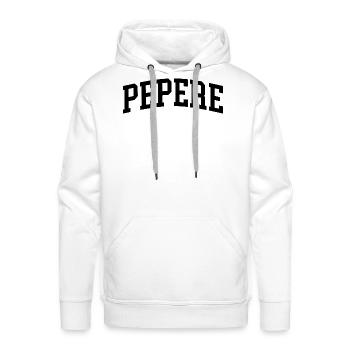 Pepere French Grandpa Pepere - Men's Premium Hoodie - white - Front - Liam (192cm)
