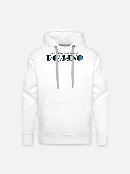 Los pies de un romano - Men's Premium Hoodie - white