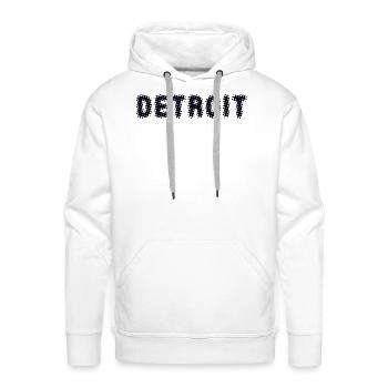 Detroit Michigan - Men's Premium Hoodie - white - Front - Liam (192cm)