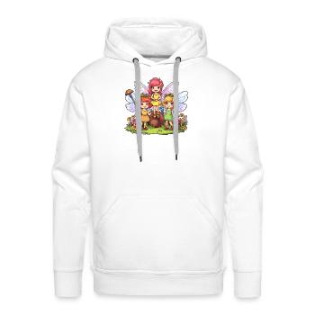 Gardener Garden Landscape-Gardener Gardening - Men's Premium Hoodie - white - Front - Liam (192cm)